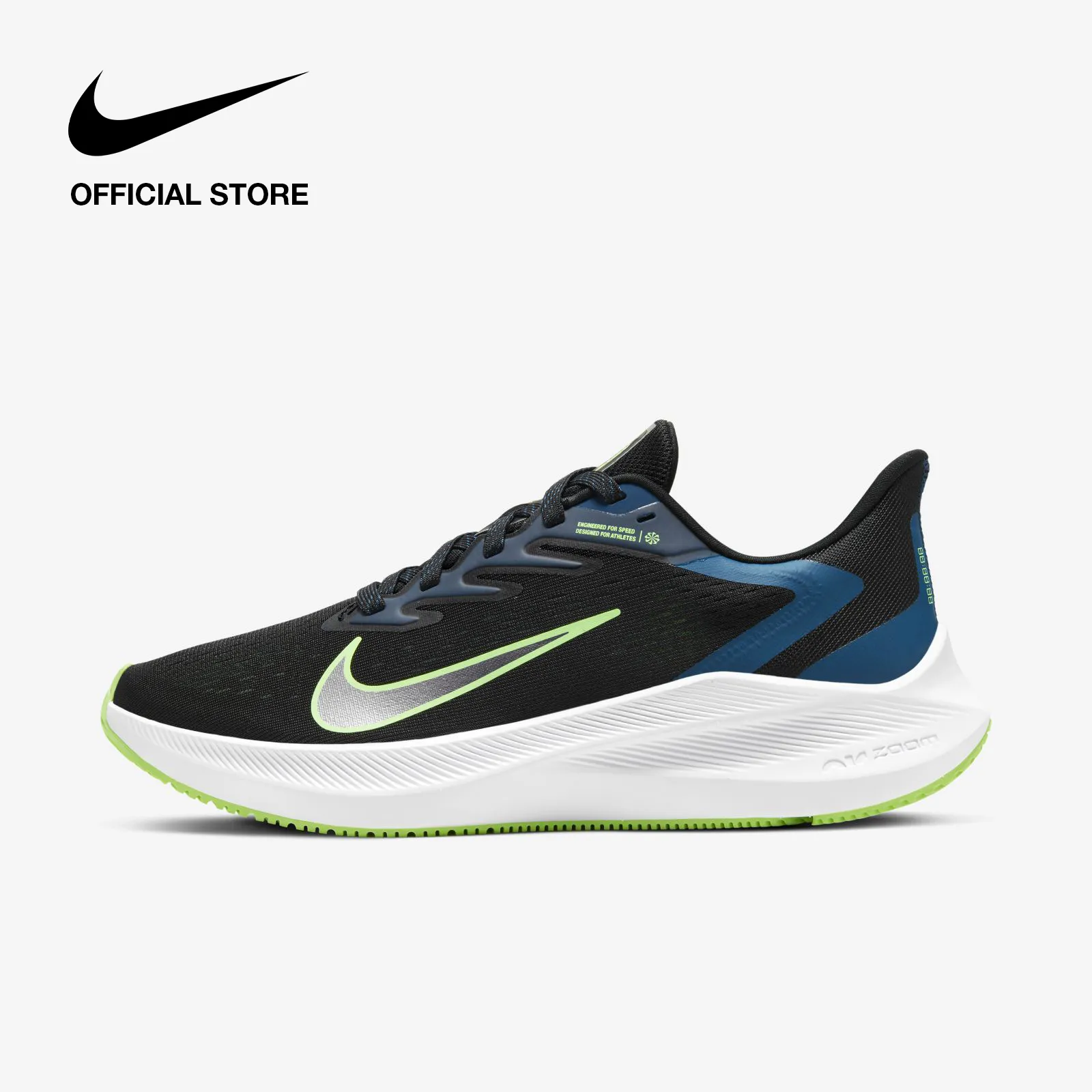 Nike Women's Zoom Winflo 7 Running Shoes - Black ไนกี้ รองเท้าวิ่งผู้หญิง ซูม วินโฟล 7 - สีดำ