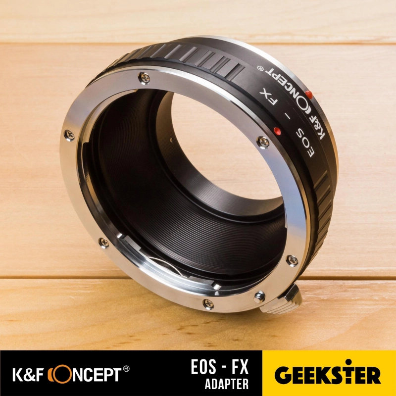 ภาพหน้าปกสินค้าK&F EOS-FX Adapter แปลงเลนส์ Canon DSLR EF / EF-S เพื่อเอามาใส่กล้อง Fuji Mirrorless ได้ทุกรุ่น ( Lens mount adapter Mount EOS For Fuji ) ( เมาท์แปลง อแดปเตอร์ ) ( EOS-FX / EOS-X ) ( EF FX / EF X ) ( Geekster ) จากร้าน GEEKSTER บน Lazada
