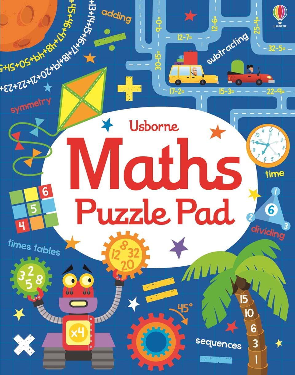 MATHS PUZZLE PAD by DK TODAY