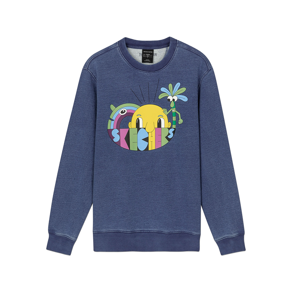 Skechers สเก็ตเชอร์ส เสื้อสเวตเตอร์ ยูนิเซ็กส์ Jeremyville Pullover - L320U084-00PW