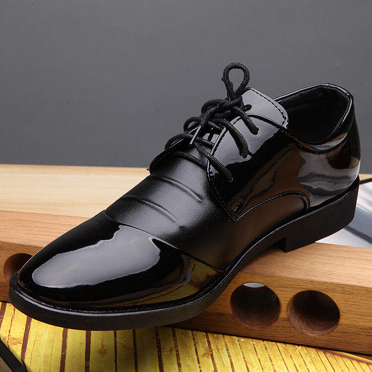 ราคาถูก  แท้?% ผู้ชายสไตล์ธุรกิจธุรกิจหนัง Shoes【READY STOCK - คุณภาพสูง】รองเท้าหนังชาย