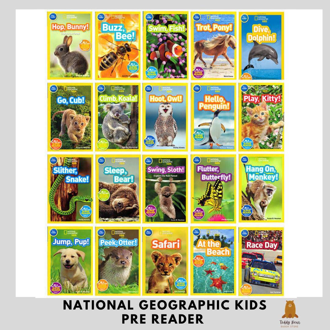 เก็บเงินปลายทางได้ พร้อมส่ง หนังสือ National Geographic kids Pre reader 20 เล่ม