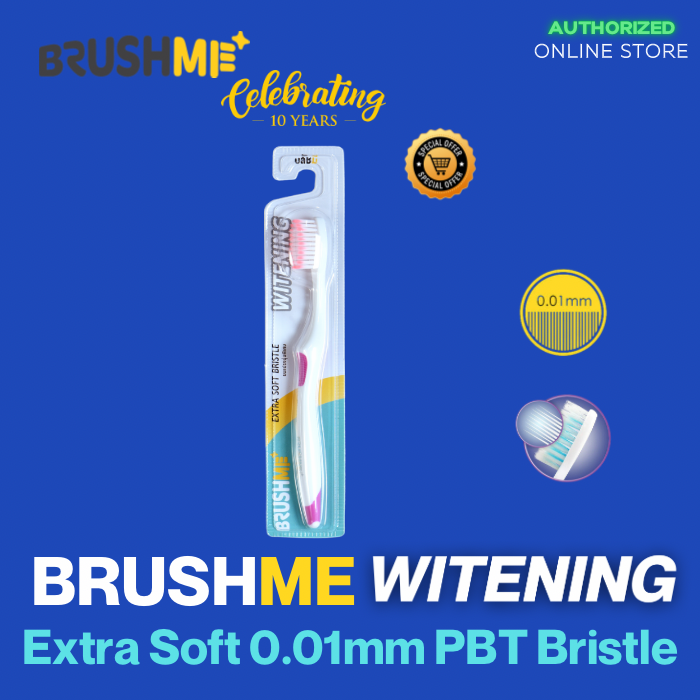 แปรงสีฟันบลัชมี รุ่น Witening  (แปรงสีฟัน,แปรงสีฟันขนนุ่ม,Brushme,Toothbrush)
