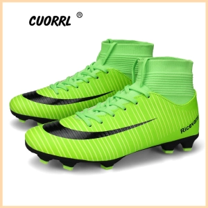 สินค้า c (FG/AG ขนาด 32-44) Professional สตั๊ดรองเท้าส้นสููงหญ้าเทียมรองเท้าฟุตบอลรองเท้ากีฬารองเท้าฟุตบอลสำหรับบุรุษและเด็กรองเท้าฟุตซอล