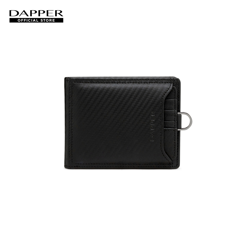DAPPER Carbon Fiber Drawer Tri-fold Wallet + Free Card Holder! ราคา 1,390 บาท*ส่งฟรี