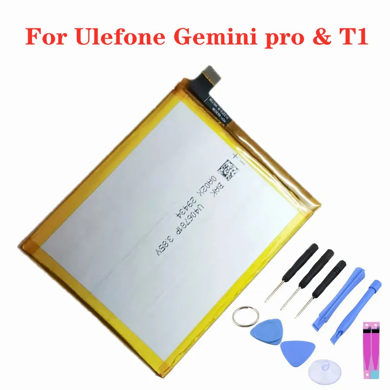 New 100% original Ulefone Ge pro/T1 3680mAh mobile phone bateria in Stock + tools ราคา 492 บาท*ส่งฟรี