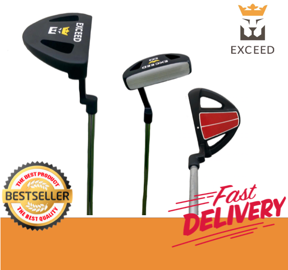 Sunsun Store:New Version Putter Exceed Silver Edition II 2019 ไม้กอล์ฟ EXCEED ไม้พัตเตอร์ สำหรับกีฬากอล์ฟ PEC003