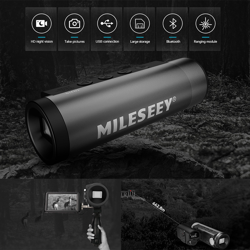 [In stock] Mileseey Thermal Night Vision TNV10PRO Al-Mg Alloy Housing Five Image Display Modes 320*240 Resolution 4800mAh Type-C Charging Over 16h Lifetime IP65 ราคา 15,299 บาท*ส่งฟรี