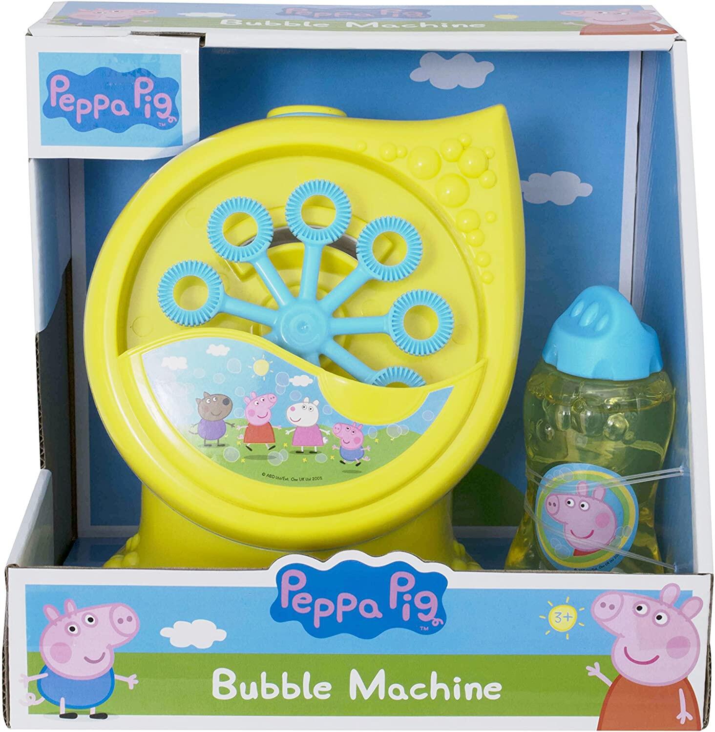 Peppa Pig สินค้าของเล่นเครื่องเป่าฟองสบู่ Bubble Machine