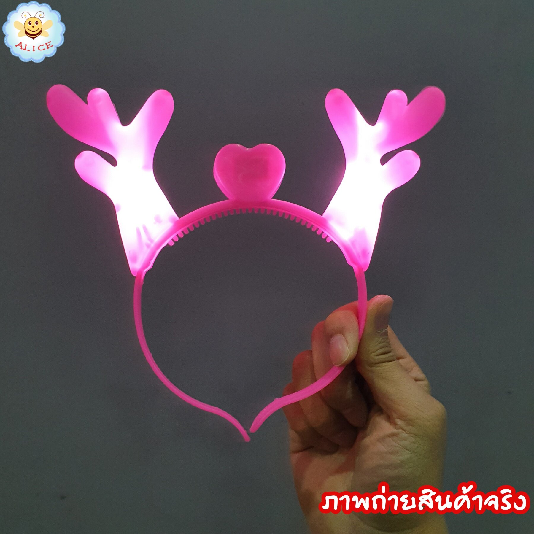 ที่คาดผมแฟนซี มีไฟ ที่คาดเขากวาง,ที่คาดผมเขาปีศาจ,ที่คาดโบว์ Headband alicdolly