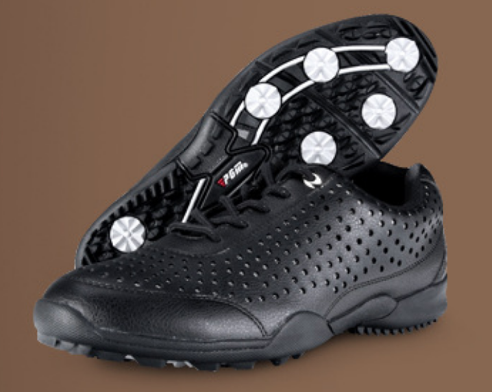 EXCEED รองเท้ากอล์ฟ PGM GOLF SHOES BLACK COLOUR XZ017 สีดำ/สีกากี SIZE EU: 39- EU: 44