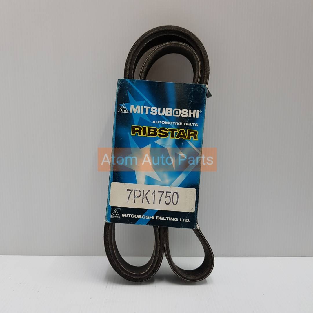 MITSUBOSHI สายพานหน้าเครื่อง HONDA CIVIC , STREAM K20 2.0 , CRV G3 2.4 , NISSAN NAVARA NP300 D23 ความยาว 7PK1750 ราคา 720 บาท*ส่งฟรี