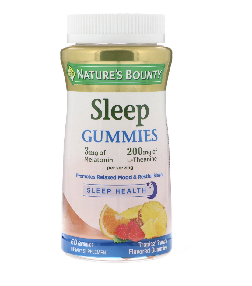 Nature's Bounty, Sleep Gummies, Tropical Punch Flavor 60 Gummies