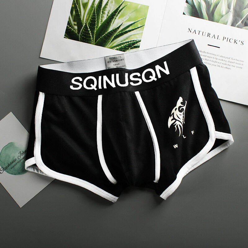 MNO.9 Fashion underwear men Boxer Briefs 1911 Cotton ยืดหยุ่น สวมใส่สบาย กางเกงในชาย ทรงบ๊อกเซอร์ แนวสปอร์ต สไตส์เกาหลี boxer ชาย กางเกงไนผู้ชาย กางในผู้ชาย