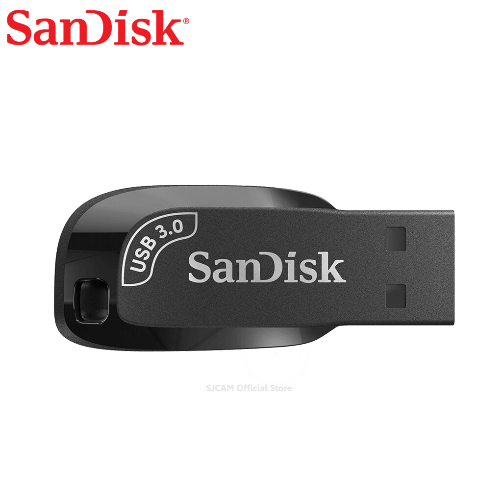 SanDisk Ultra Shift USB 3.0 Flash Drive (CZ410) 32GB 64GB 128GB 256GB  Black compact design รุ่น SDCZ410 แฟลซไดร์ฟ  ประกัน Synnex 5ปี