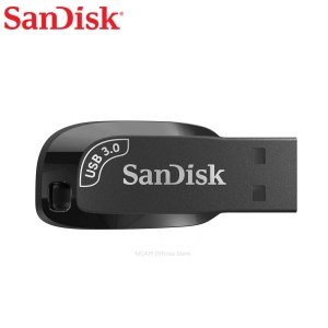 สินค้า SanDisk Ultra Shift USB 3.0 Flash Drive (CZ410) 32GB 64GB 128GB 256GB  Black compact design รุ่น SDCZ410 แฟลซไดร์ฟ  ประกัน Synnex 5ปี