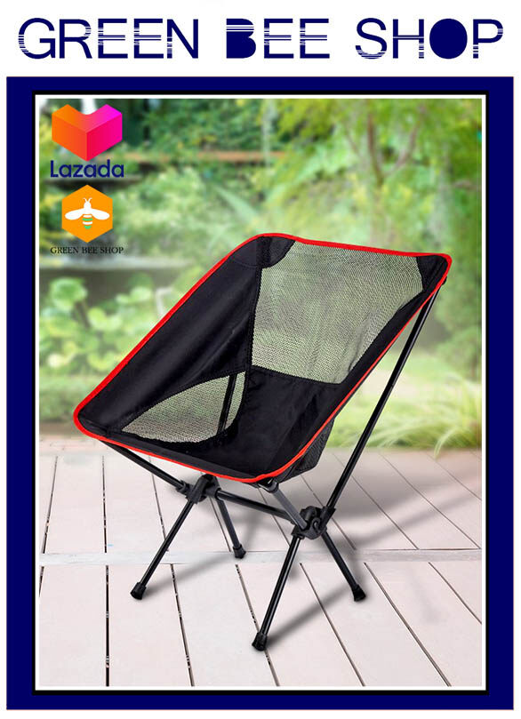 เก้าอี้พับพกพา วัสดุ : ผ้าอ็อกฟอร์ด 600D เคลือบด้วย PVC มาพร้อมกระเป๋าหูหิ้วสำหรับเก็บอุปกรณ์ สะดวกต่อการใช้งานและจัดเก็บ