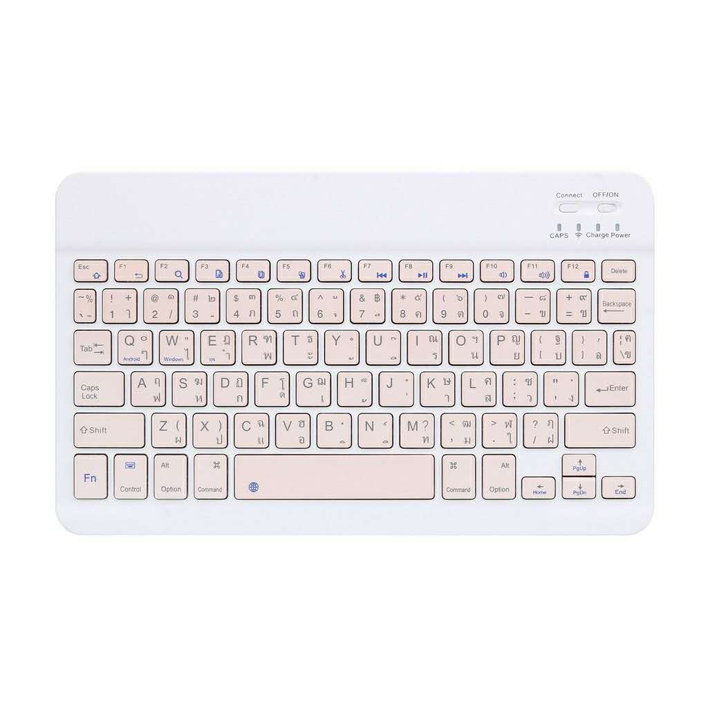 [พร้อมส่งจากกรุงเทพ] Keyboard Bluetooth ไทย/อังกฤษรุ่น สำหรับ /Android /Windows Wirelesskeyboard（แผ่นรองเมาส์ / 77 บาท）（เม้าส์ / 169 บาท）