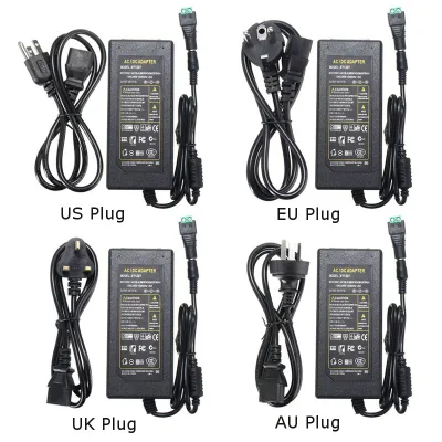 【Free Shipping】(15THB Voucher) 12V 7A 84W AC to DC Adapter Power Supply for 5050 Flexible LED Light Strip 3528 US PLUG