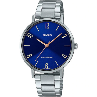 Casio นาฬิกาข้อมือผู้หญิง หน้าปัดใหญ่ สายสแตนเลส รุ่น LTP-VT01 ของแท้ประกันศูนย์ CMG Casio นาฬิกาข้อมือผู้หญิง หน้าปัดใหญ่ สายสแตนเลส รุ่น LTP-VT01 ของแท้ประกันศูนย์ CMG