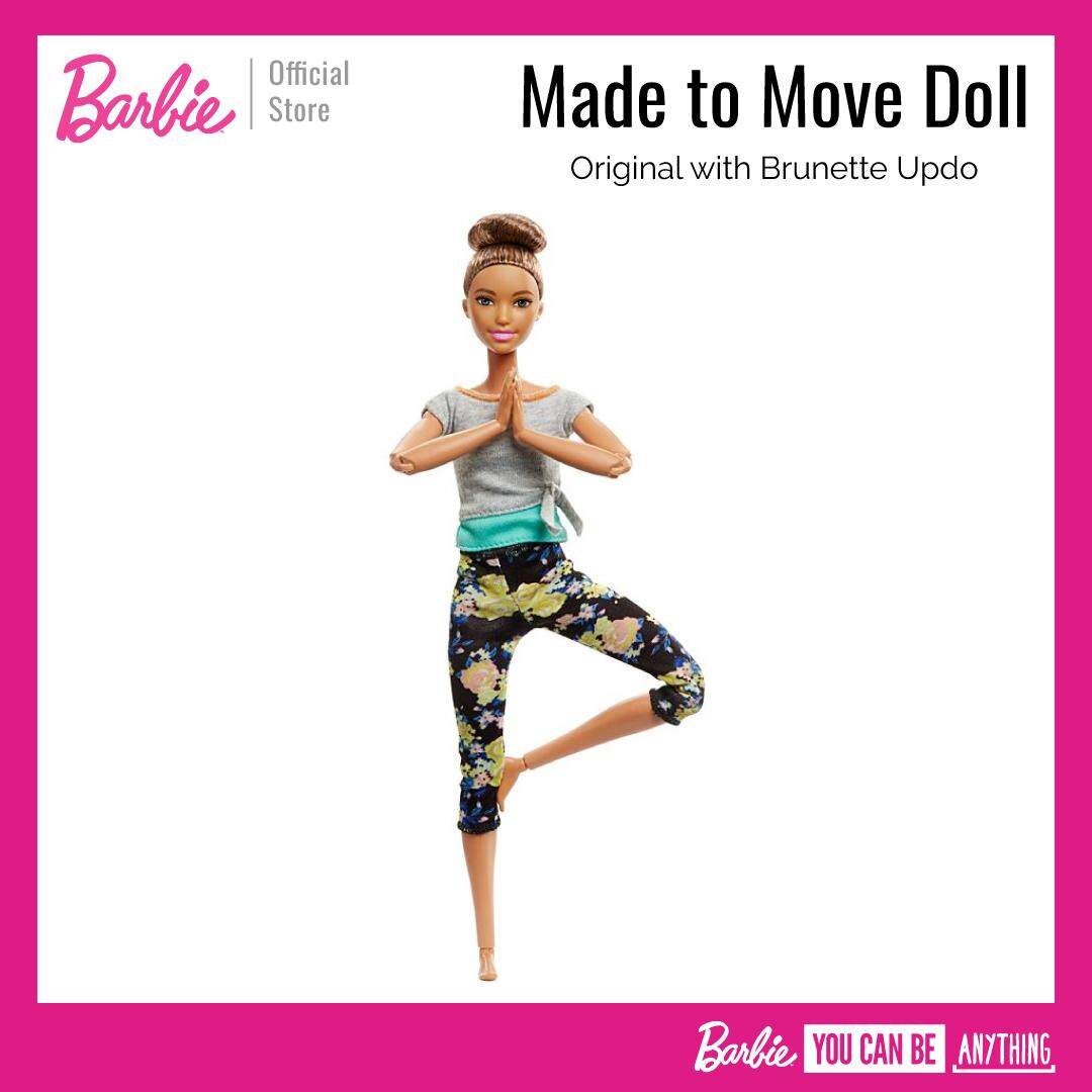 Barbie® Made to Move Doll ตุ๊กตา บาร์บี้ เมด ทู มูฟ บาร์บี้โยคะ ของเล่น ของเล่น เด็ก FTG80