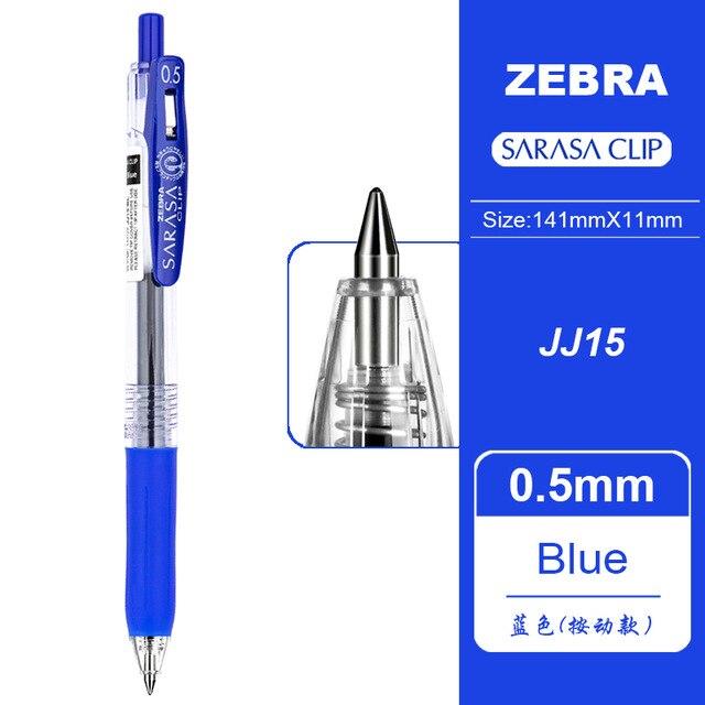 ปากกาเจล SARASA CLIP 0.5 MM ขนาดหัว 0.5 MM แยกแท่ง