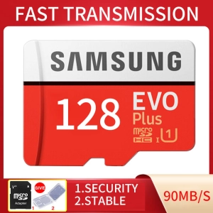 ภาพหน้าปกสินค้าCOD ของแท้ Micro SD Cards Samsung Memory card EVO PLUS 32GB/64GB/128GB/256GB Class 10 U3 แถม Adapter ซึ่งคุณอาจชอบราคาและรีวิวของสินค้านี้