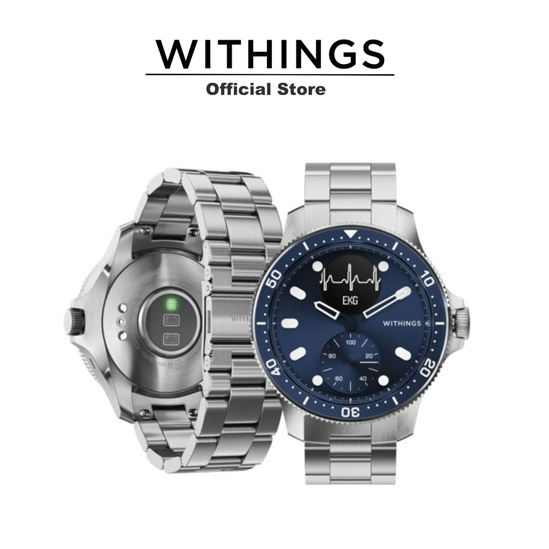 WITHINGS ScanWatch Horizon 43 mm นาฬิกาสมาร์ทวอทช์ ราคา 13,990 บาท*ส่งฟรี