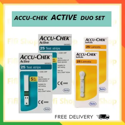 Accu-Chek ACTIVE (2 x 25 Test Strips and 2 x 25 Softclix Lancets)