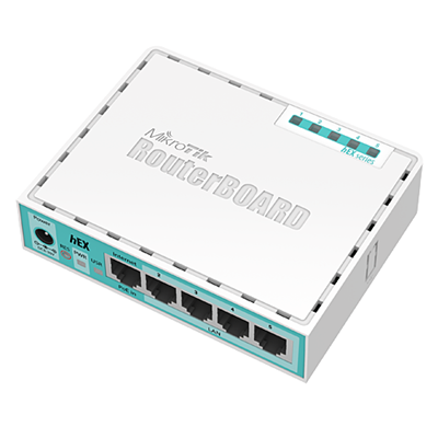 Mikrotik Rb750gr3 5 Gigabit Port Soho Router เหมาะสำหรับธุรกิจขนาดเล็ก (white). 