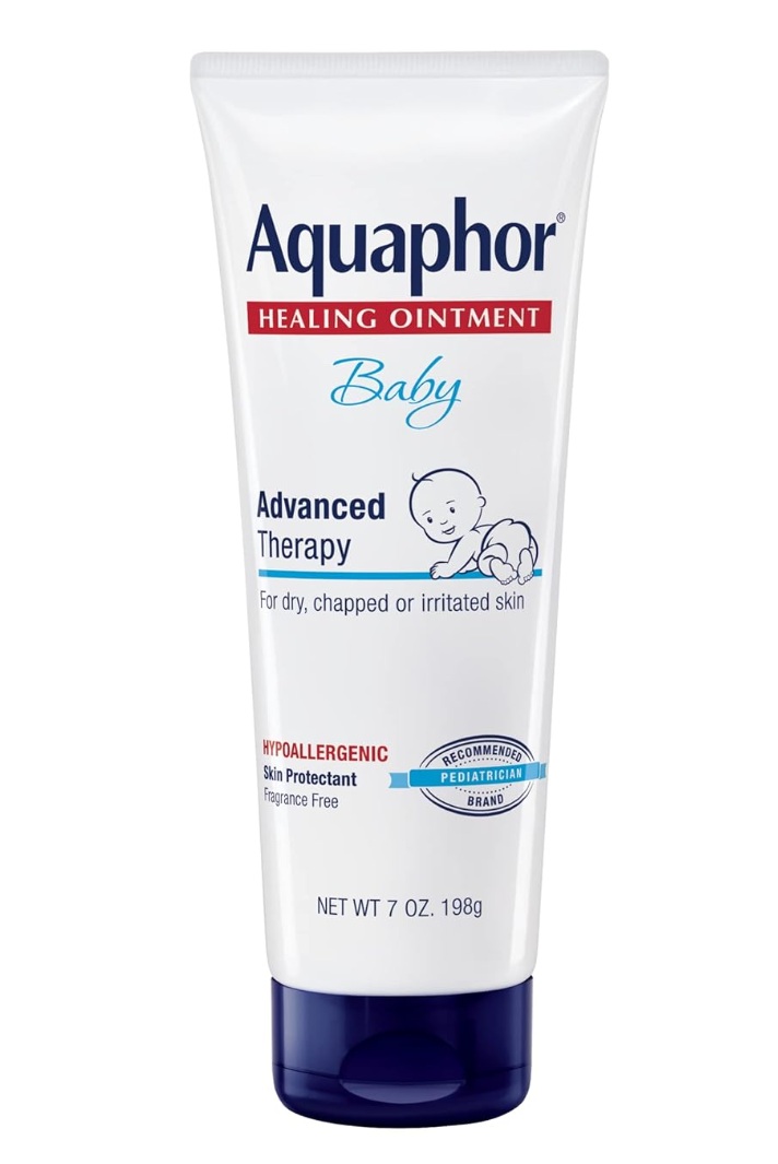 Aquaphor Baby Healing Ointment Advanced Therapy Skin Protectant Dry Skin and Diaper Rash Ointment 7 Oz Tube