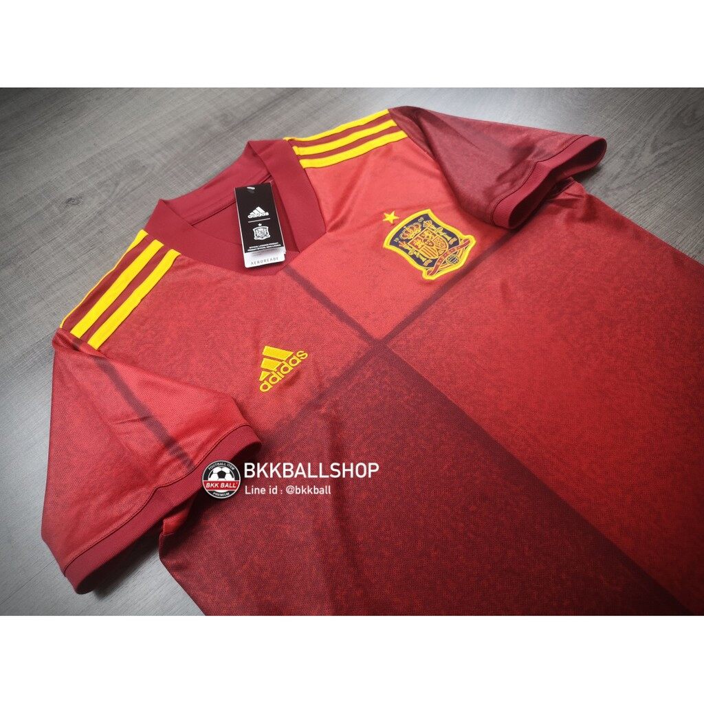 โปรโมชัน เสื้อฟุตบอล ทีมชาติ Spain Home สเปน เหย้า Euro 2020 ราคาถูก ฟุตบอล