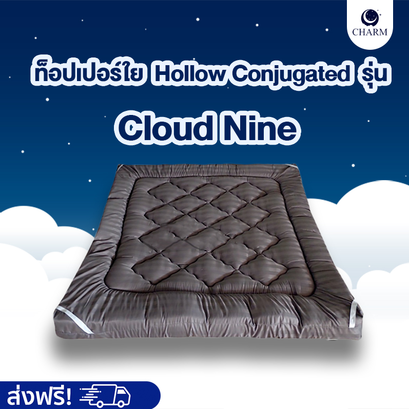 Charm Topper รุ่น Cloud 9 หนา3 นิ้ว ราคา 790 บาท*ส่งฟรี