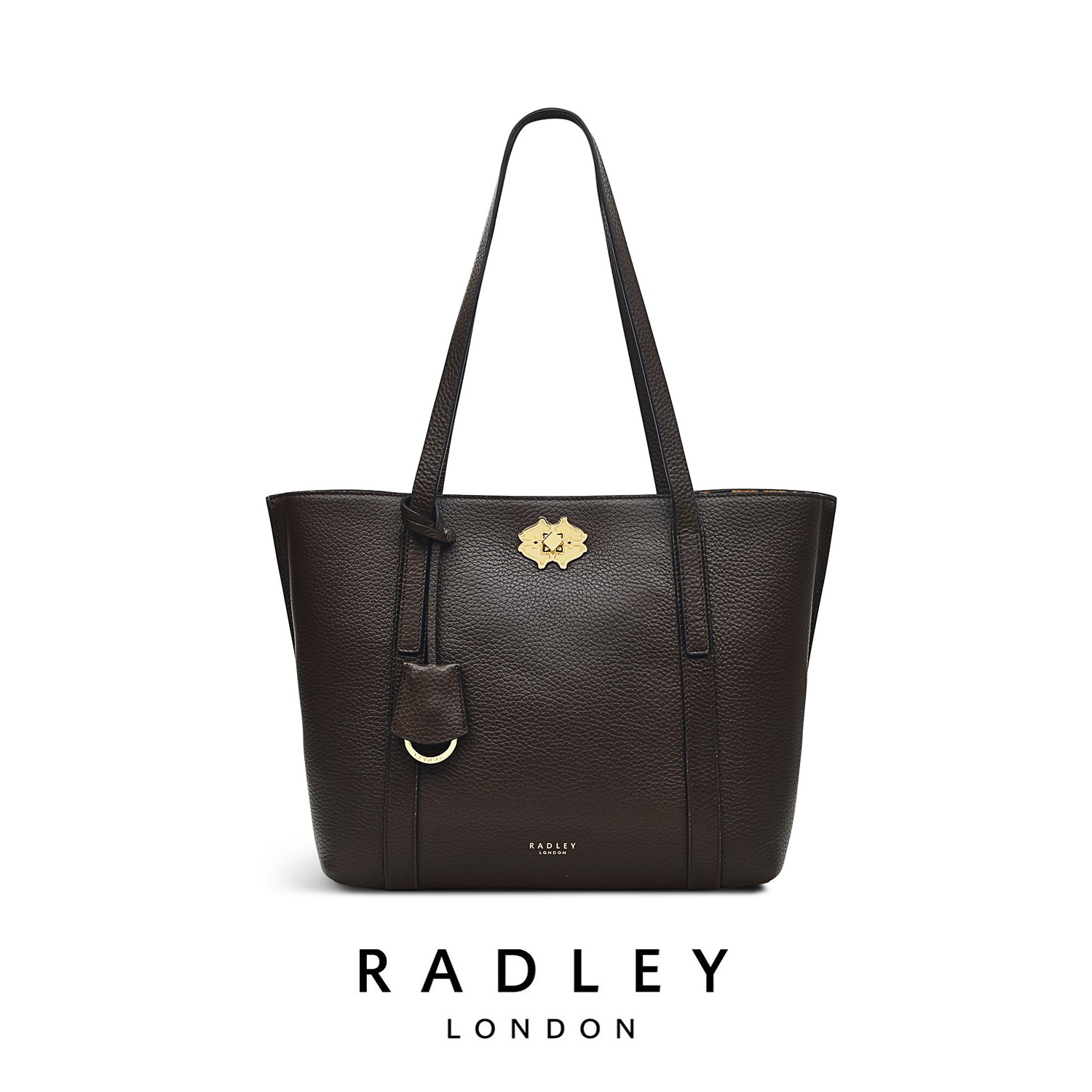 RADLEY LONDON MUSEUM STREET MEDIUM ZIPTOP TOTE BAG - DARK OAK ราคา 15,937 บาท*ส่งฟรี