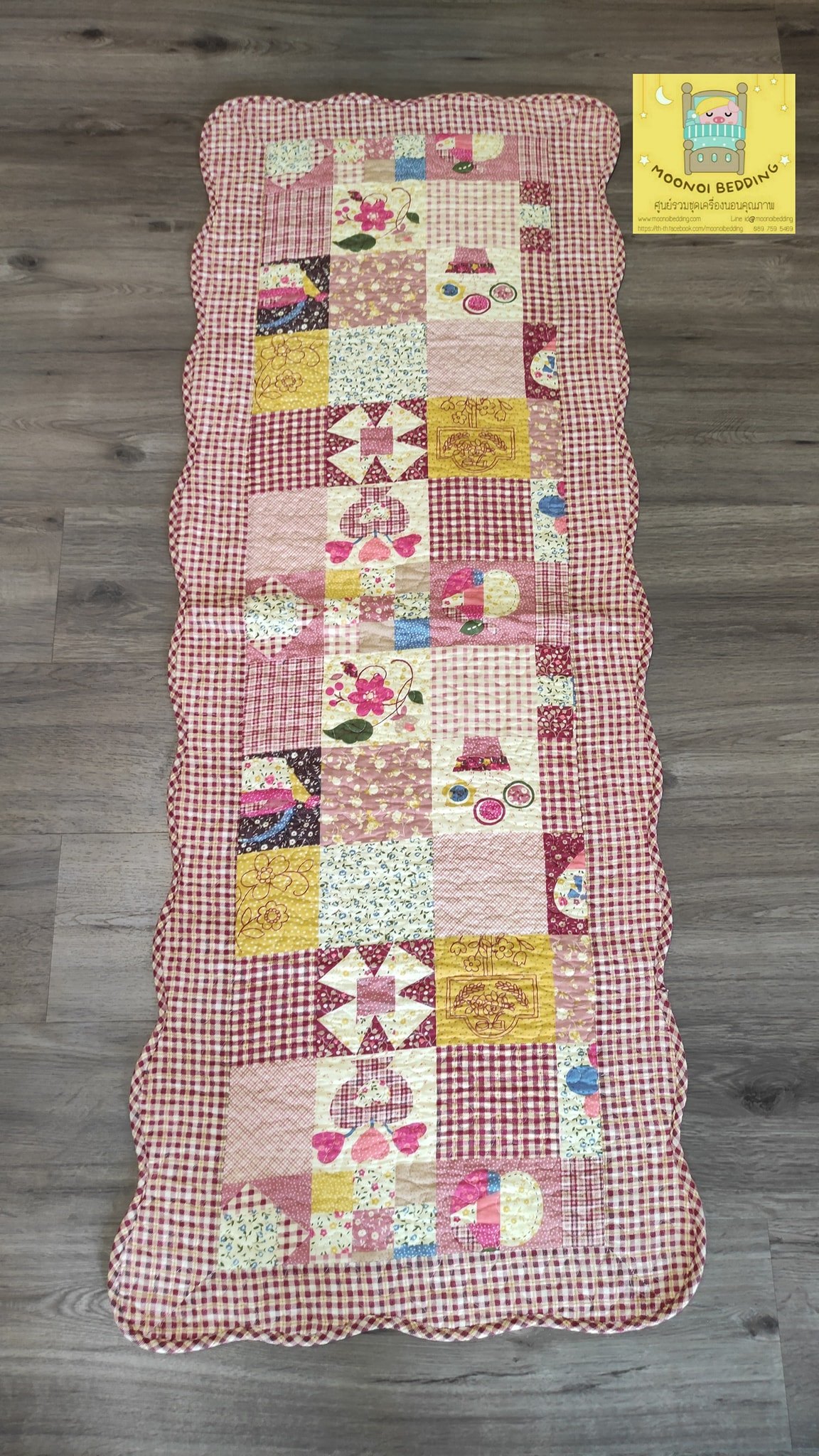 ส่งฟรี EMS พรมวินเทจ พรมผ้าฝ้าย พรมปูพื้น ขนาด 50 x 135 cm