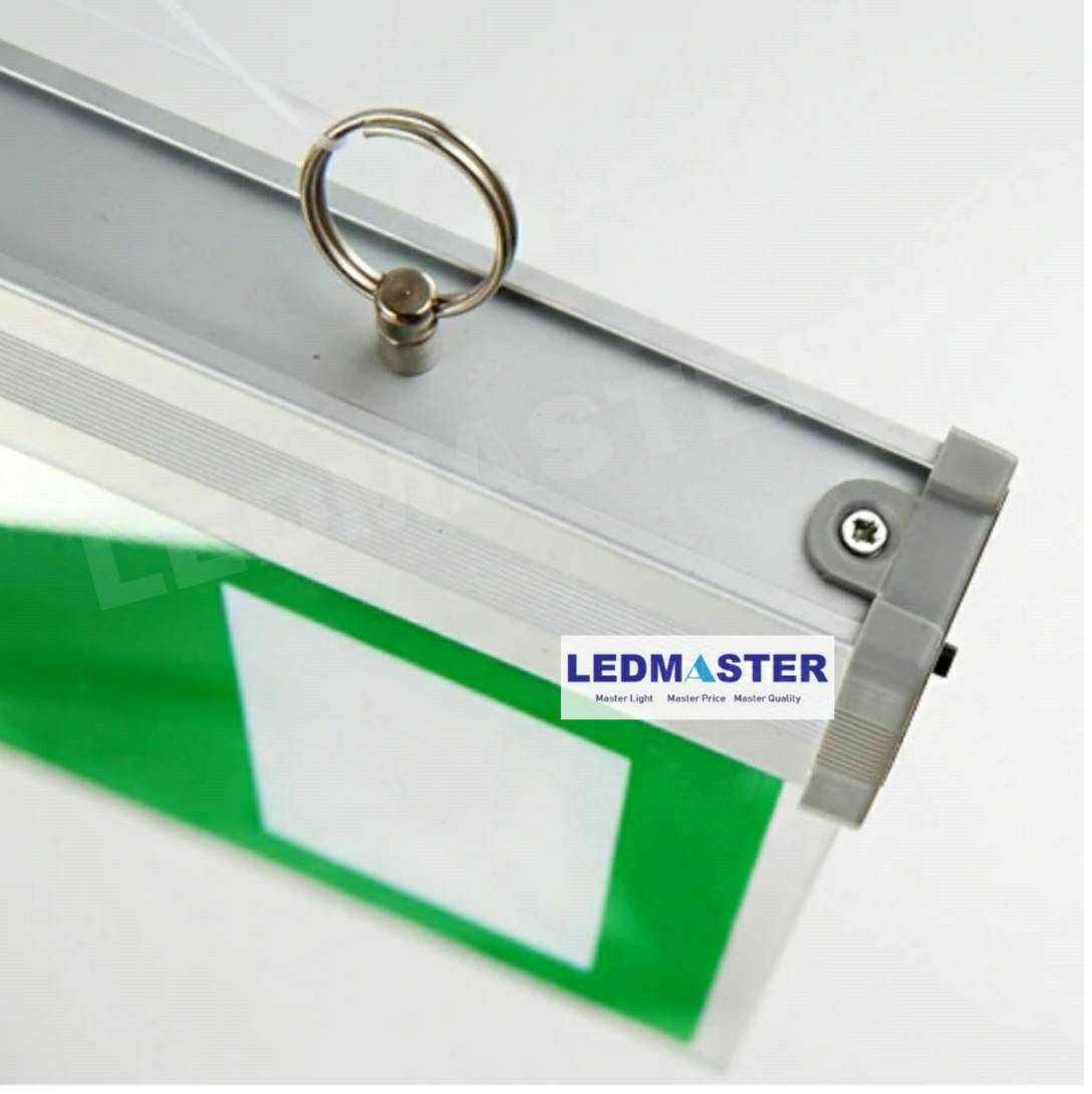 Led Emergency Sign ป้าย Exit ทางออก รูปสัญลักษณ์คนวิ่งออกทางประตูหนีไฟ ป้ายทางออก led ป้ายไฟฉุกเฉิน ป้ายเตือนความปลอดภัยสำหรับติดตั้งบริเวณทางออกไปประตูหนีไฟ บันไดหนีไฟ สำรองไฟ 2 ชั่วโมงเมื่อเกิดไฟดับ ไฟตก อัคคีภัย