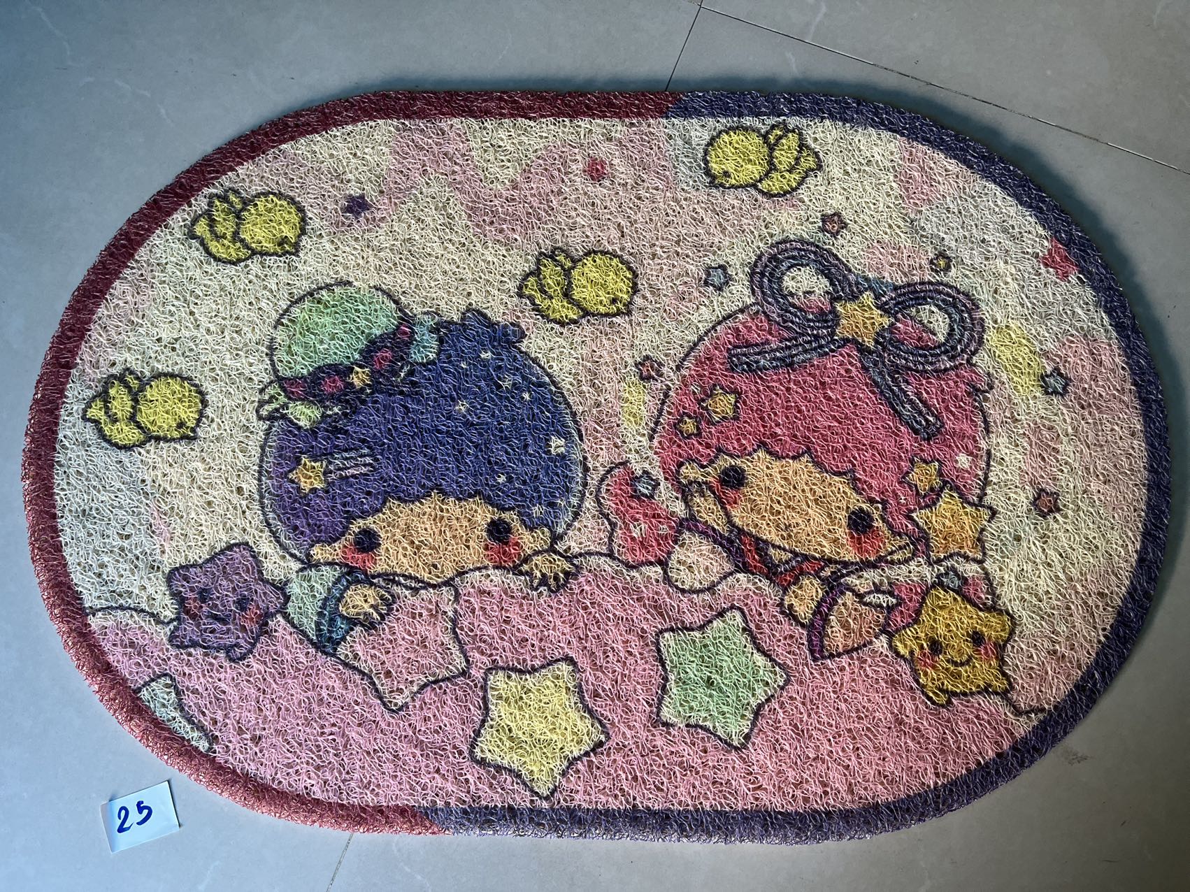 Kantaพรมเช็ดเท้า PVC พรมดักฝุ่น พรมหน้าบ้าน ขนาด 40x60cm