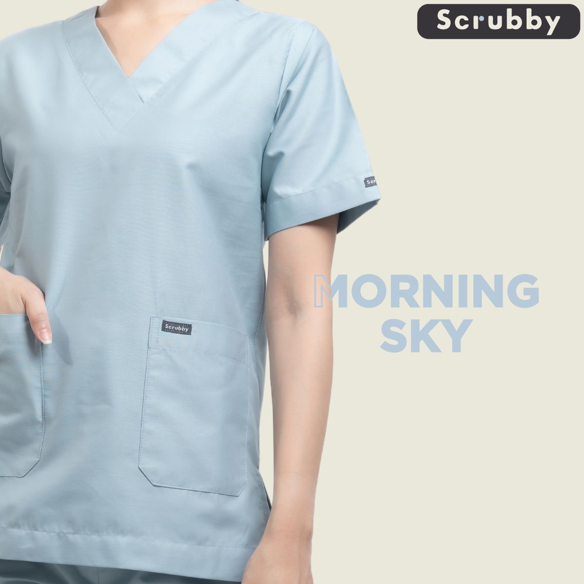 ชุดสครับส์ Scrubby รุ่น Standard – Unisex สี Morning Sky ราคา 650 บาท*ส่งฟรี