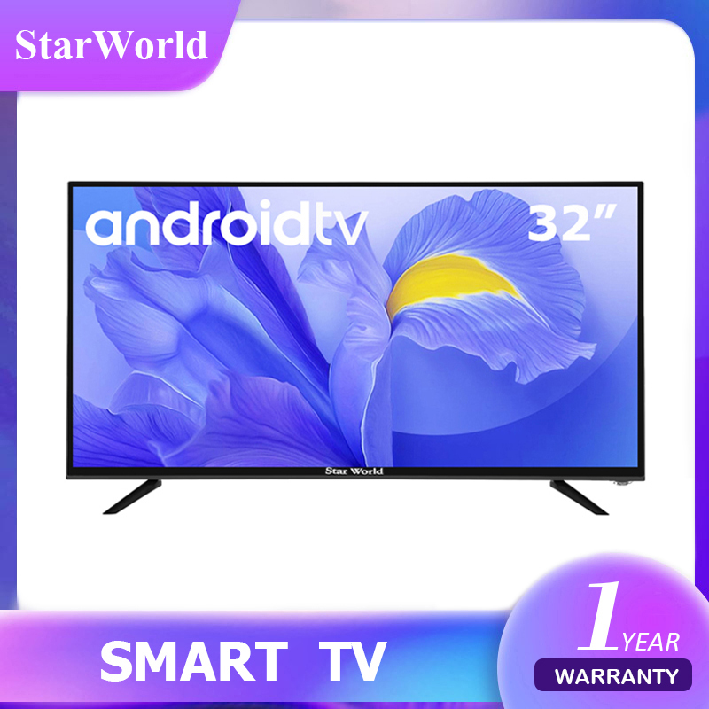 StarWorld LED TV สมาร์ททีวี 32" 43" 50" Android ทีวี32นิ้ว wifi ทีวีจอแบน โทรทัศน์ รับประกัน1ปี ราคา 2,990 บาท*ส่งฟรี