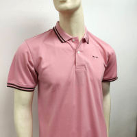 Alain Delon Polo เสื้อโปโล สีพื้น ผู้ชาย ไม่มีกระเป๋า รุ่น SSK016-1