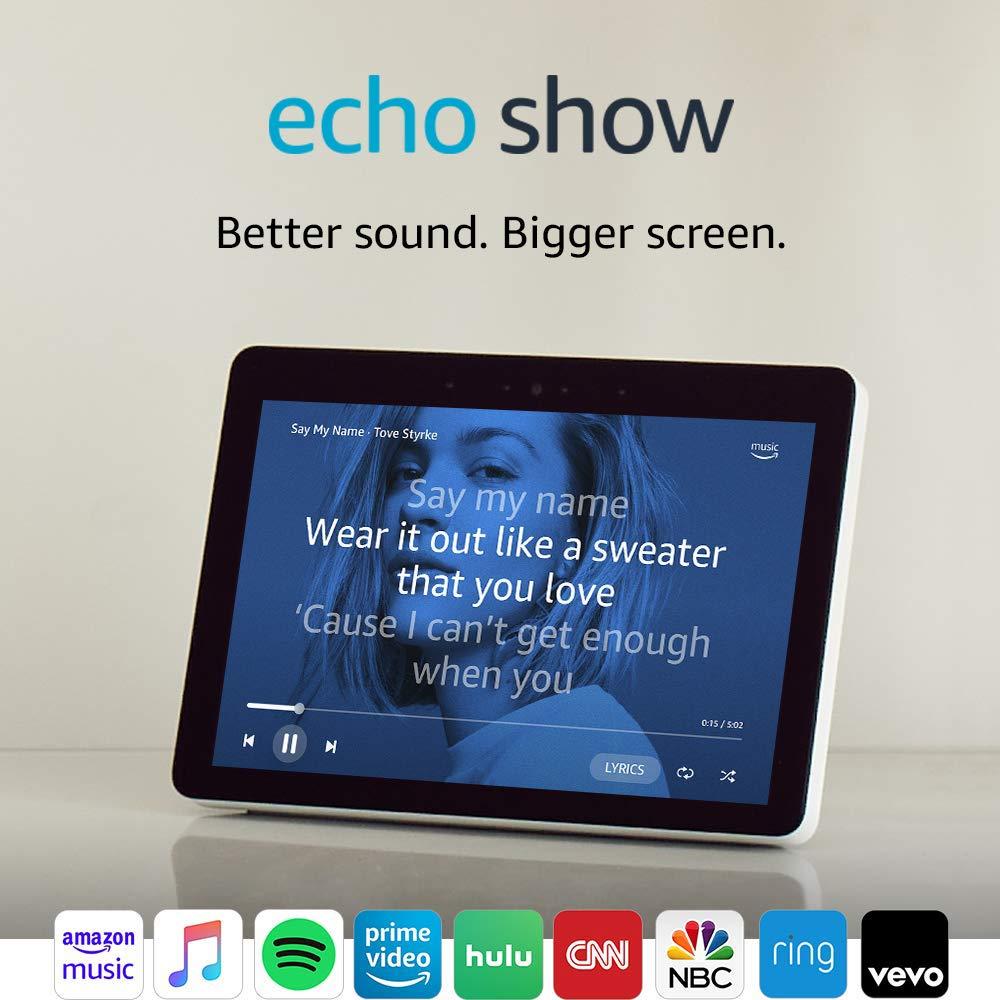 Amazon Echo Show (2nd Gen) - อุปกรณ์สมาร์ทดีไวซ์จอแสดงผลไฮเทคพร้อมลำโพงในตัว (รับประกันไทย 1 ปี) / Mac Modern
