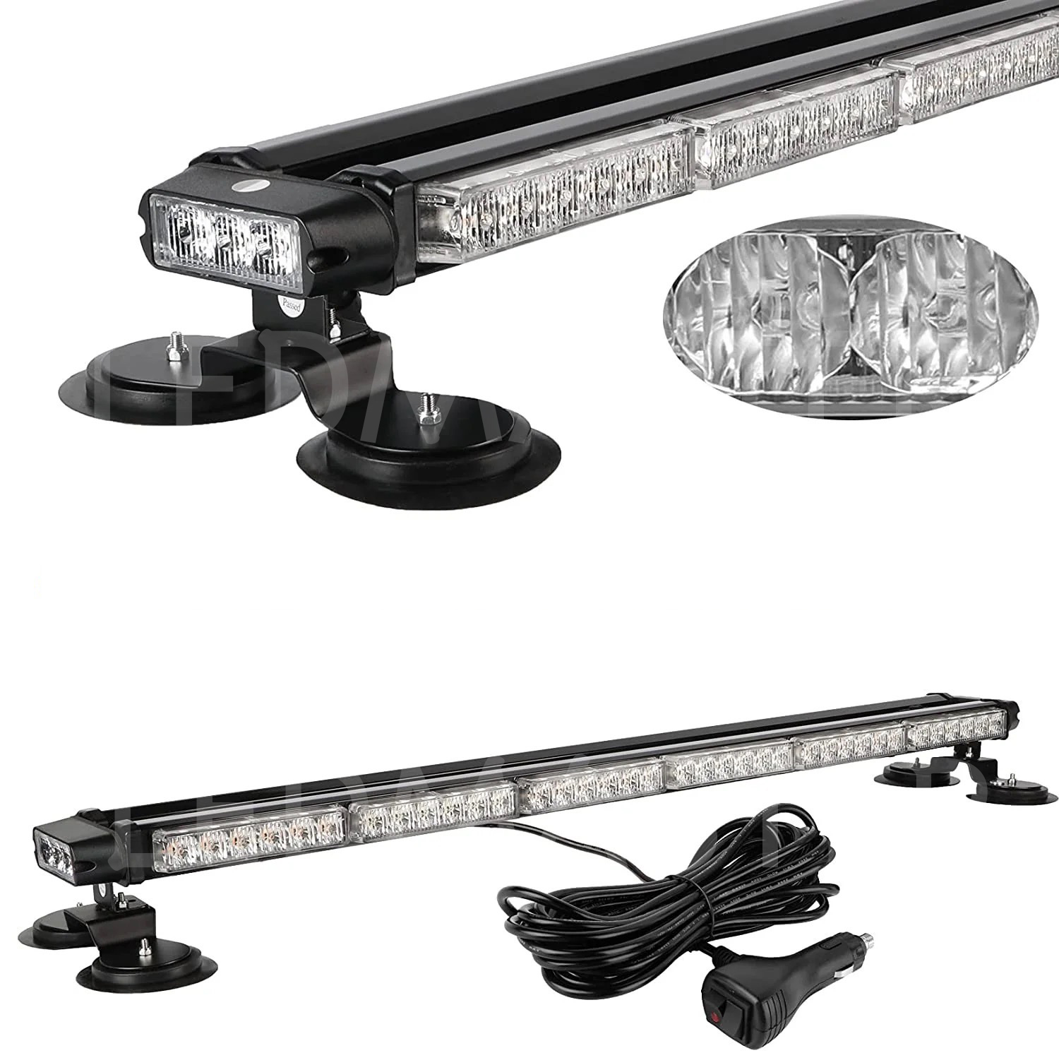 รุ่นใหม่ สว่างจัดเต็ม ไฟไซเรน LED ติดหลังคา Siren 78LED 12V-24V ไฟติดหลังคา 6 ท่อน 4 หน้า แสงแดง ไฟไซเรนติดหลังคารถ งานพรีเมี่ยม คุณภาพสูง