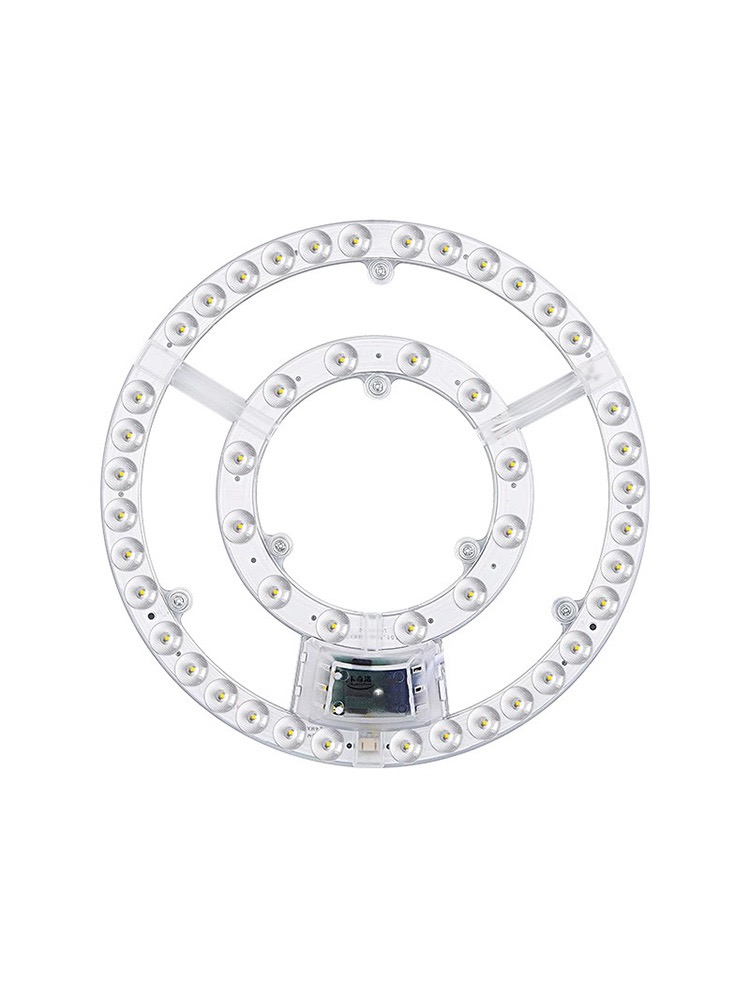 LED แผงไฟเพดาน 12W/18W/24W/36W/48W หลอดLEDสำหรับโคมเพดานกลมตัวใช้แทนหลอดนีออนกลมรุ่นประหยัดพร้อมเต๋าต่อสายไฟแม่เหล็ก