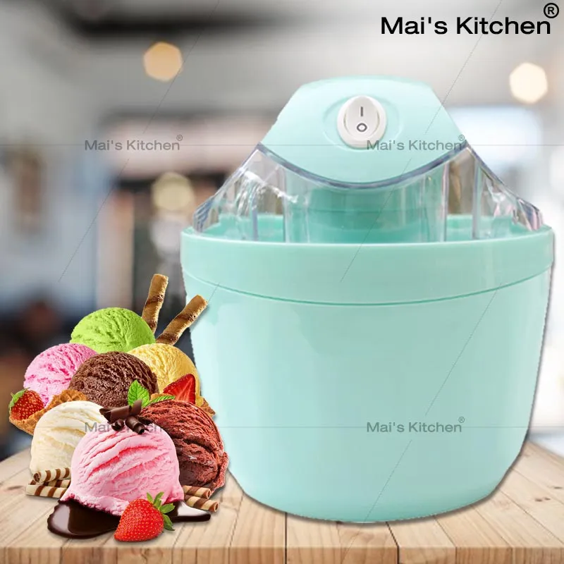 เครื่องทำไอศกรีม Ice cream maker เครื่องทำไอศครีม ไอศครีมโฮมเมด ไอศครีมทำเอง เครื่องทำไอติม ทำไอศครีมจากผลไม้เเท้ๆได้ ความจุ 500 ml/360 ml