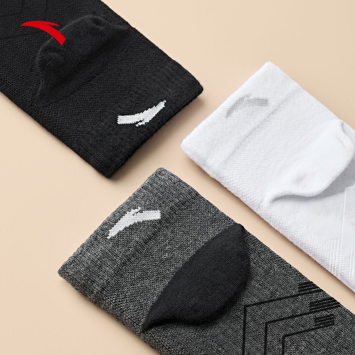 [3 Pairs]ANTA Unisex Sports Socks 1924E7303 Official Store ราคา 460 บาท*ส่งฟรี
