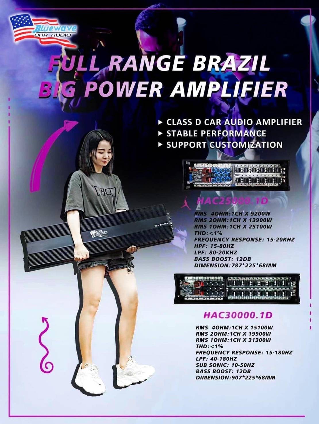 เพาเวอร์แอมป์บราซิล 30000 วัตต์ ราคา 35,200 บาท*ส่งฟรี