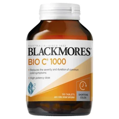 Blackmores vitamin C 1000mg [150 tab]​ ป้องกันหวัด ผิวใส