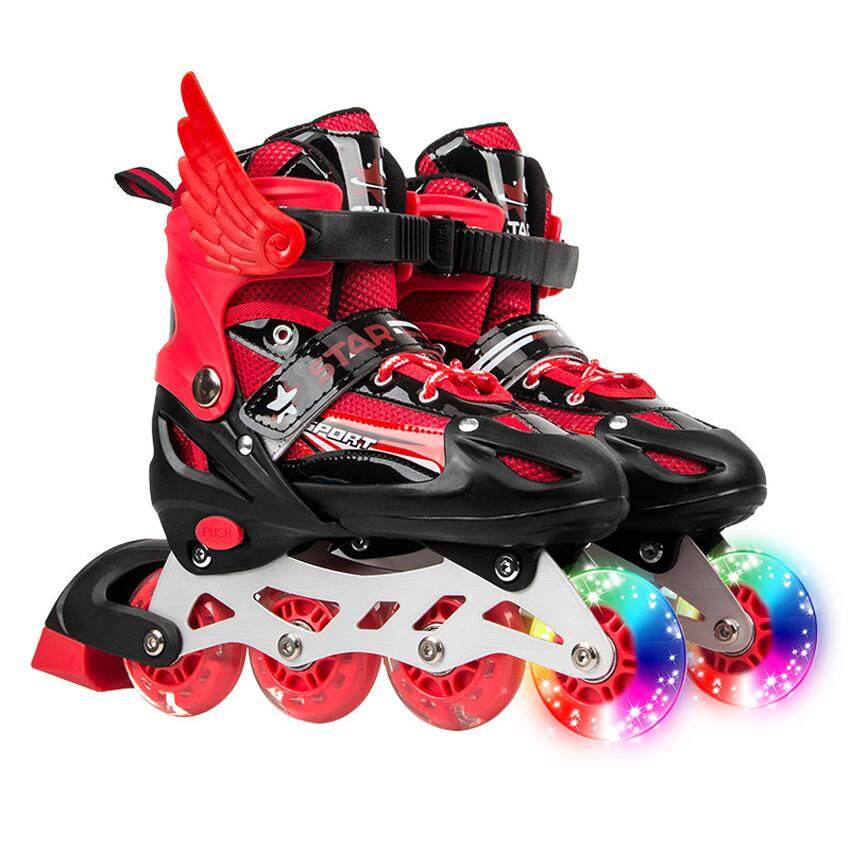 รองเท้าสเก็ต โรลเลอร์เบลด Roller Blade Skate D202 รุ่น S 26-32 - Red