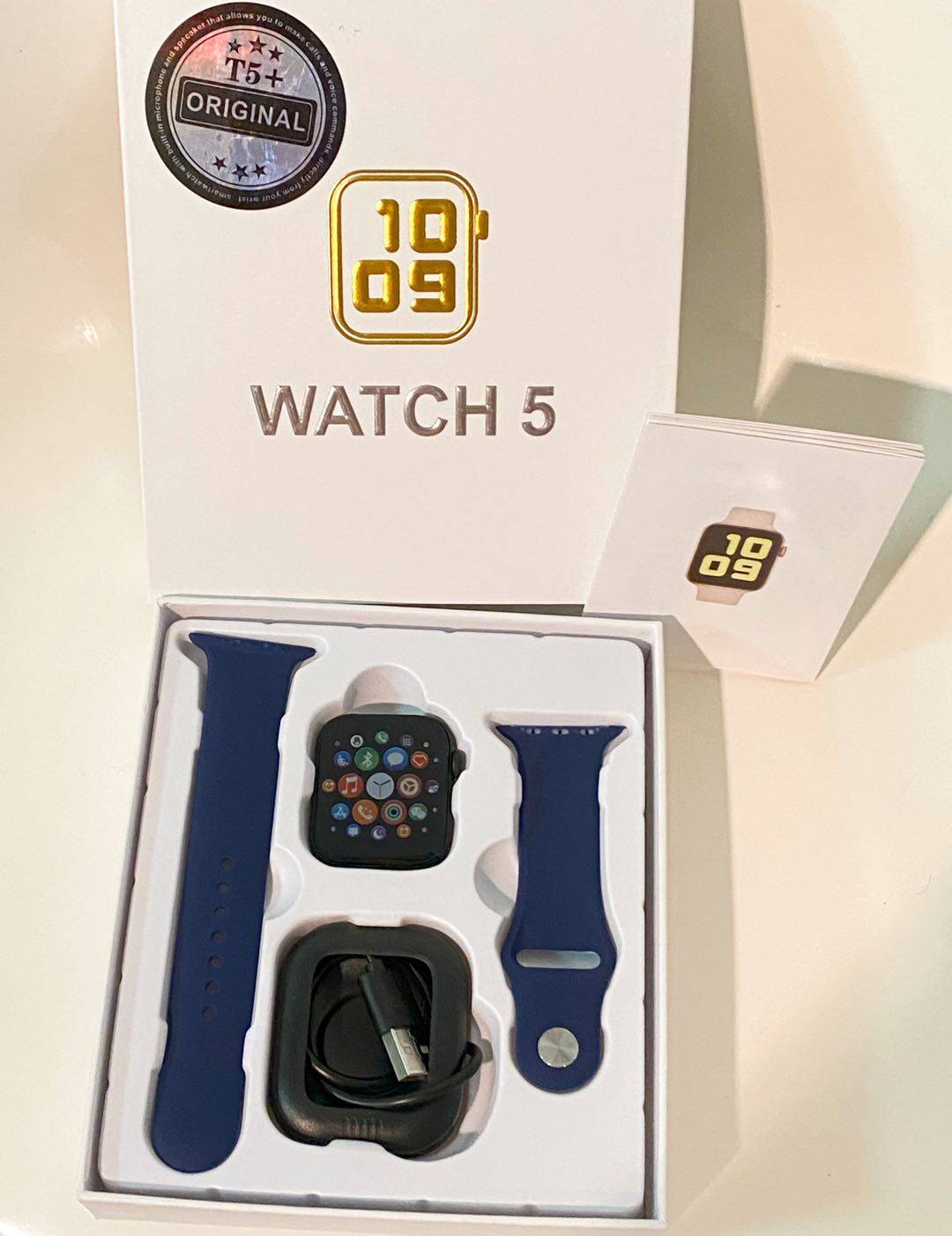 Smart watch T5 +pro ของแท้  ?% สมาร์ทนาฬิกา T5 PRO T5Pro Smart Watch ?โทรเข้า-ออกได้?