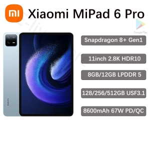 ภาพหน้าปกสินค้าChina rom Xiaomi Pad 6 Pro 11 inch Tablet PC Snapdragon 8+ Gen 1  67W  Fast Charger 2.8K LCD Screen MiPad 6 Pro 8600mAh ที่เกี่ยวข้อง